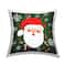 Stupell Industries Santa Claus, Snowflake & Candy Cane Throw Pillow